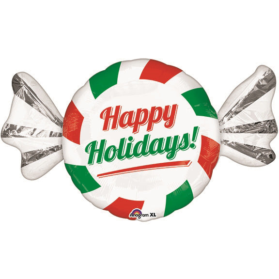 Peppermint Candy SuperShape Foil Balloon 73x43cm Balloons & Streamers - Party Centre