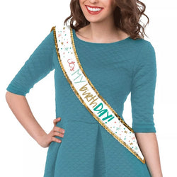 Happy Cake Day Sash Fabric