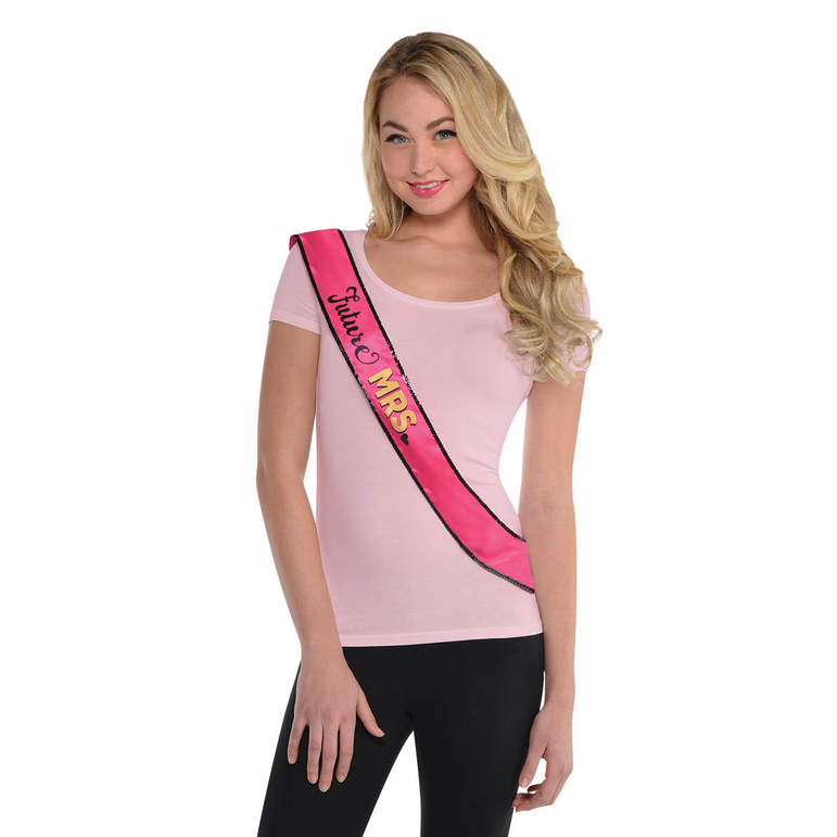 Sassy Bride Sash Costumes & Apparel - Party Centre