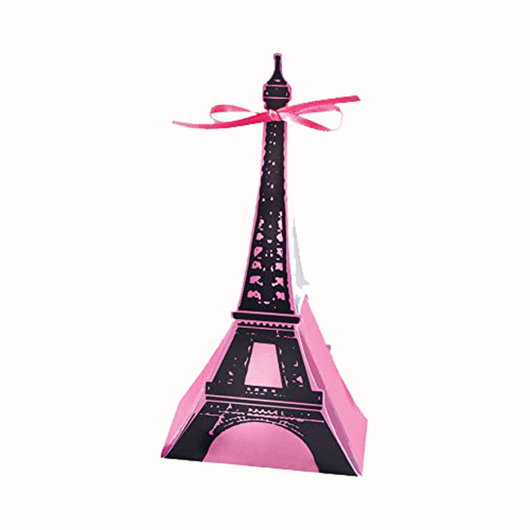 A Day In Paris Favor Boxes 12pcs Favours - Party Centre