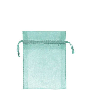 Robins Egg Blue Organza Bags 24pcs Favours - Party Centre