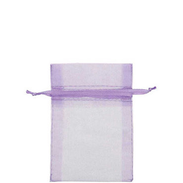 Lilac Organza Bags 24pcs Favours - Party Centre