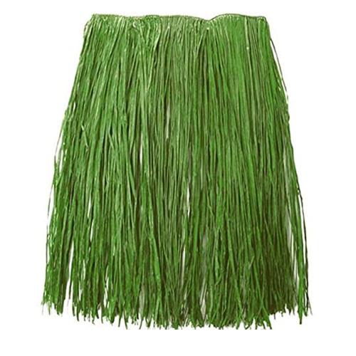 Green Hawaiian Grass Hula Skirt