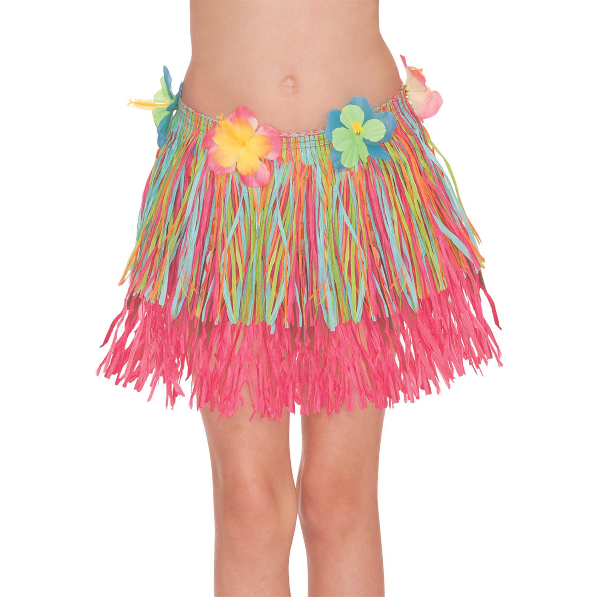 Child Hula Skirt Multicolored