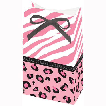 Sweet Safari Girl Baby Shower Favor Bags 12pcs Party Favors - Party Centre