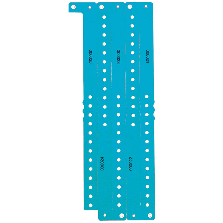 Blue Wristband 250pcs Costumes & Apparel - Party Centre