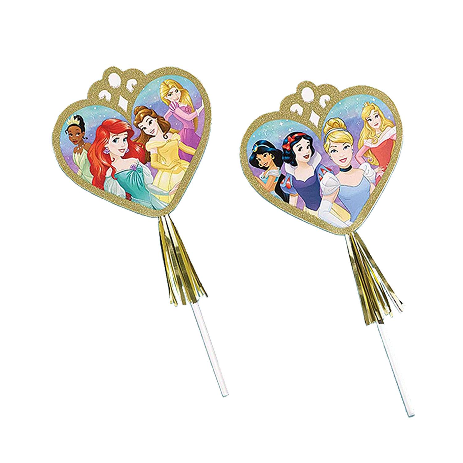 Disney Princess Once Upon A Time Paper Wand Favors 8pcs Party Favors - Party Centre