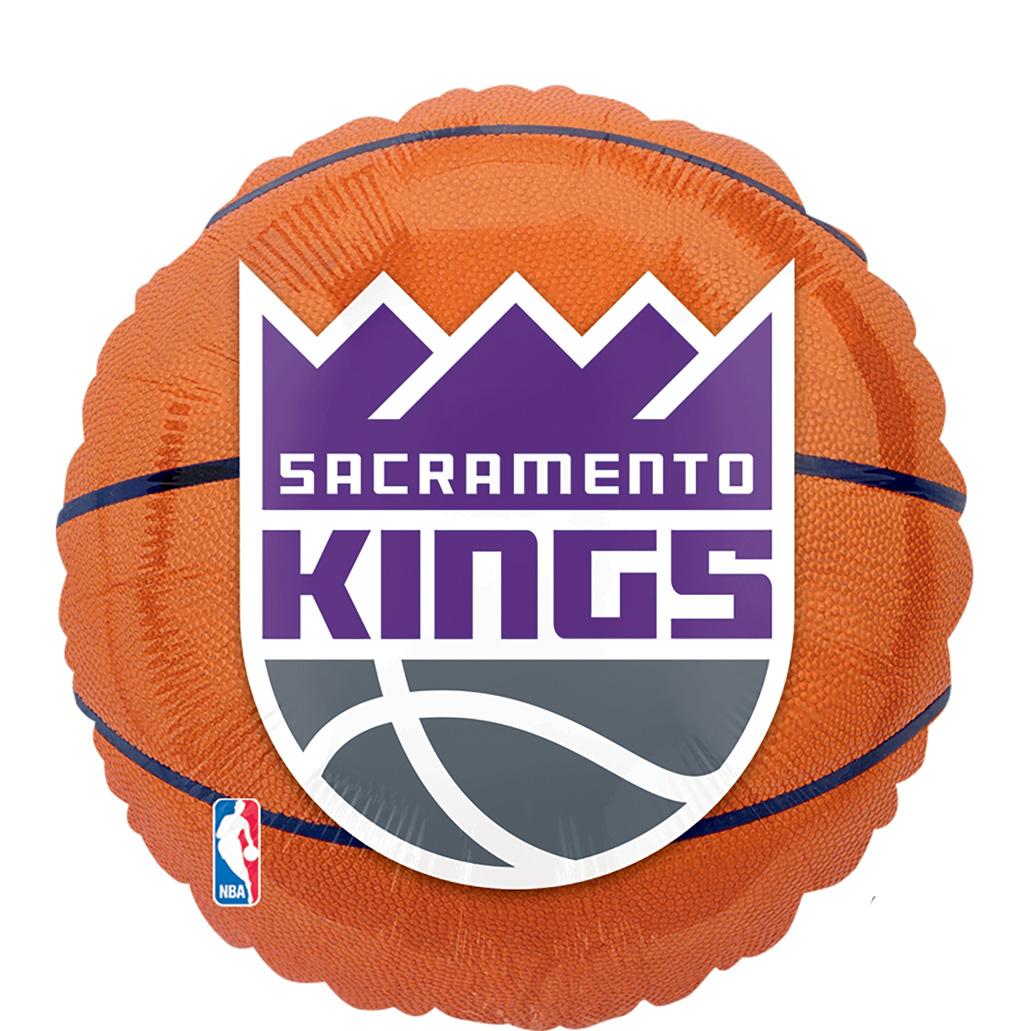 Sacramento Kings Basketball Foil Balloon 18in Balloons & Streamers - Party Centre