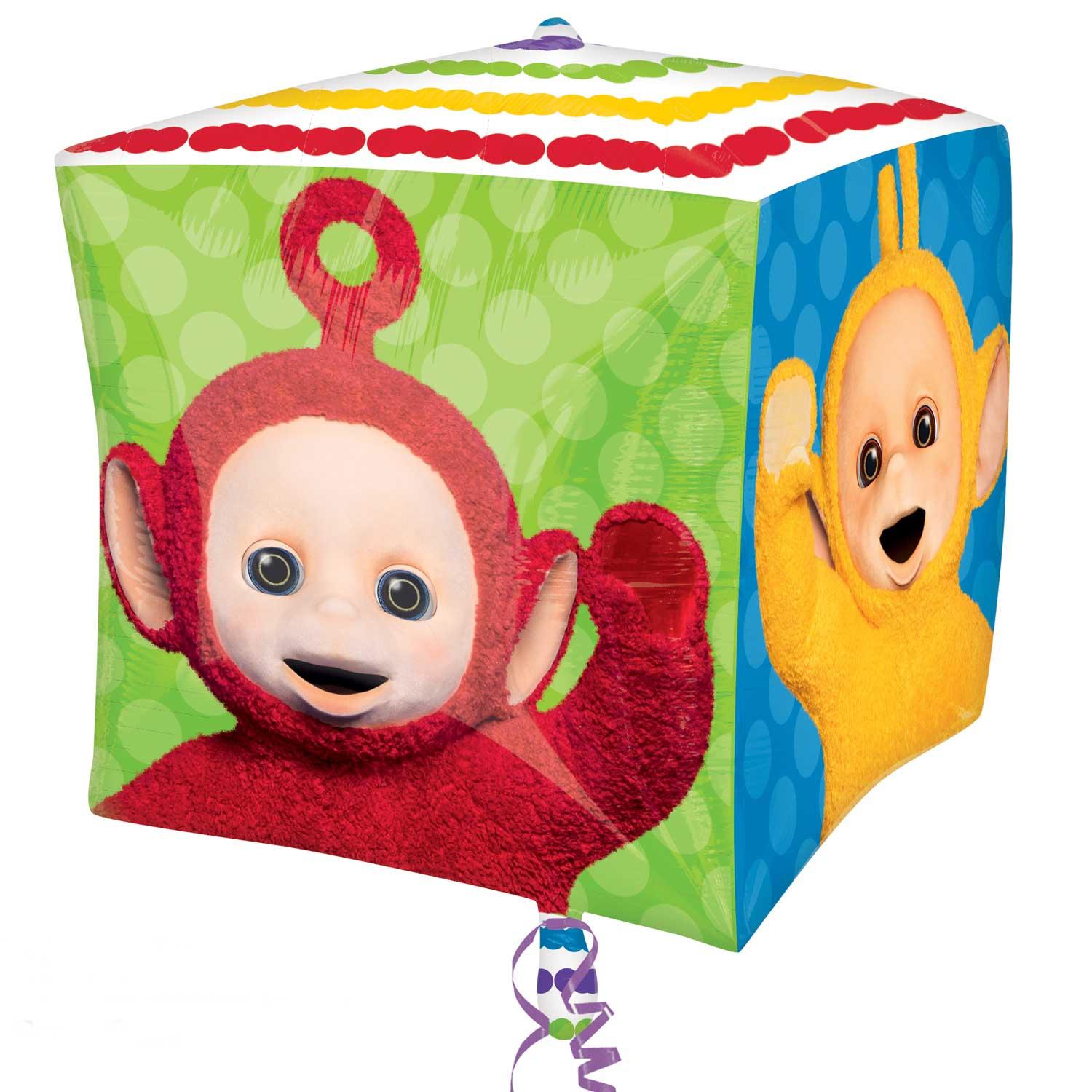 Teletubbies UltraShape Cubez 15in Balloons & Streamers - Party Centre