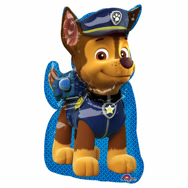 Paw Patrol Chase SuperShape Foil Balloon Balloons & Streamers - Party Centre