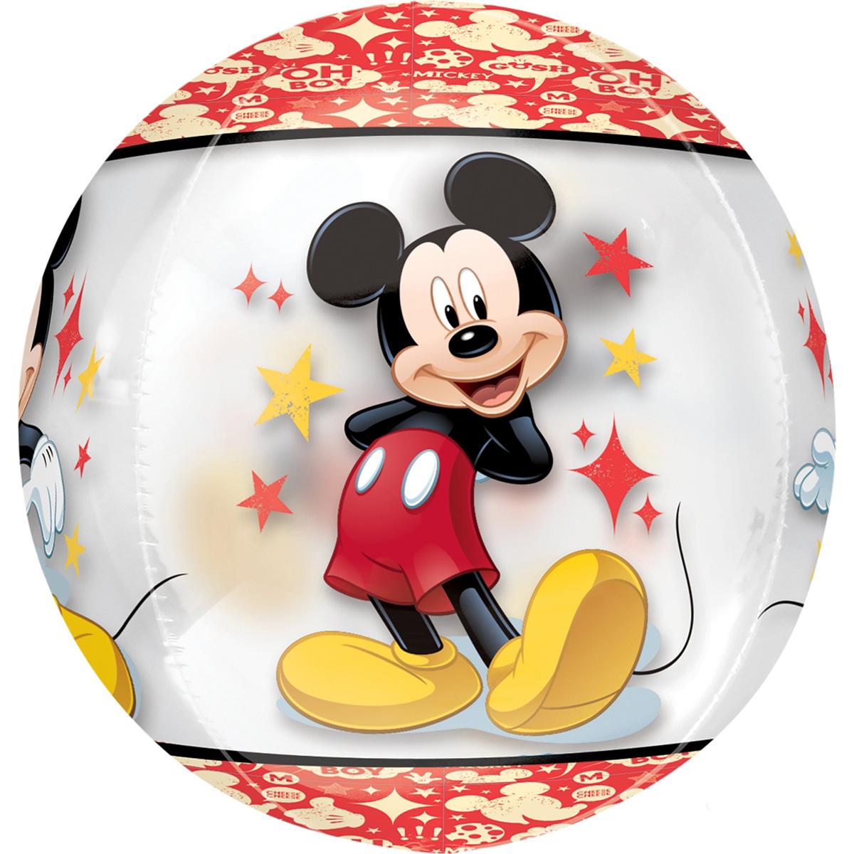 Mickey Mouse Classic Orbz Balloon 38x40cm Balloons & Streamers - Party Centre