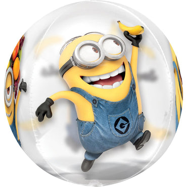 Despicable Me Orbz Foil Balloon 38x40cm Balloons & Streamers - Party Centre