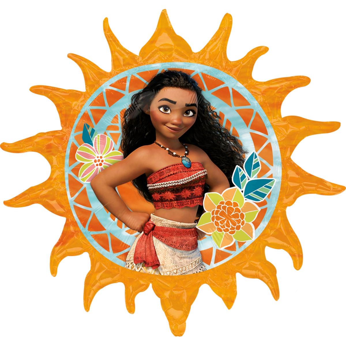 Moana SuperShape Foil Balloon 28x29in Balloons & Streamers - Party Centre