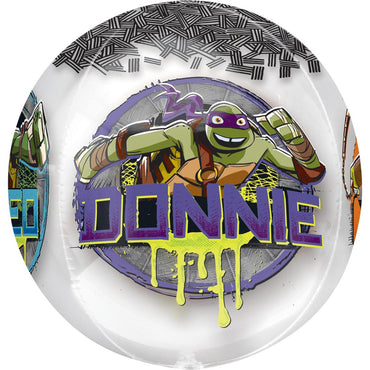 Teenage Mutant Ninja Turtles Orbz Balloon 38x40cm Balloons & Streamers - Party Centre