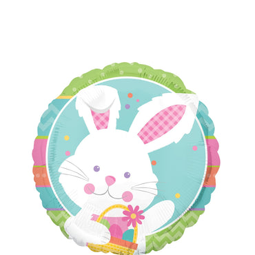 Happy Hop Round Foil Balloon 45cm Balloons & Streamers - Party Centre