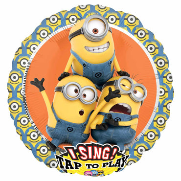 Despicable Me Group Sing-A-Tune Jumbo Balloon 71cm Balloons & Streamers - Party Centre