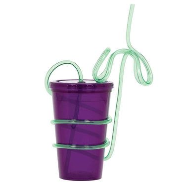 To Go Cup Palm Tree Straw Candy Buffet - Party Centre