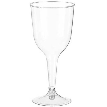 Clear Plastic Wine Glasses 10oz, 20pcs Candy Buffet - Party Centre
