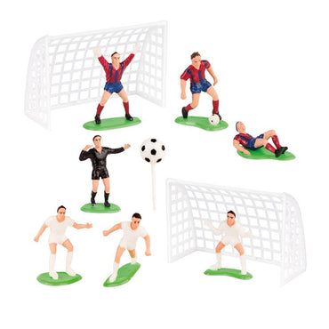 Football Plastic Cake Decorating Kit 6pcs