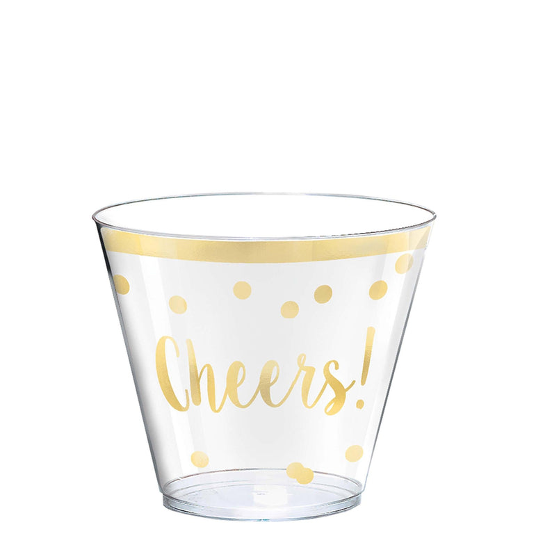 New Year Plastic Tumblers 9oz 30pcs Candy Buffet - Party Centre