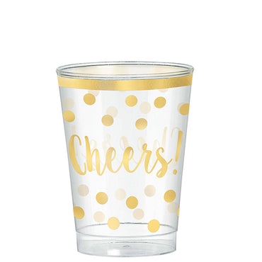 New Year Premium Printed Plastic Tumblers 10oz 30pcs Candy Buffet - Party Centre