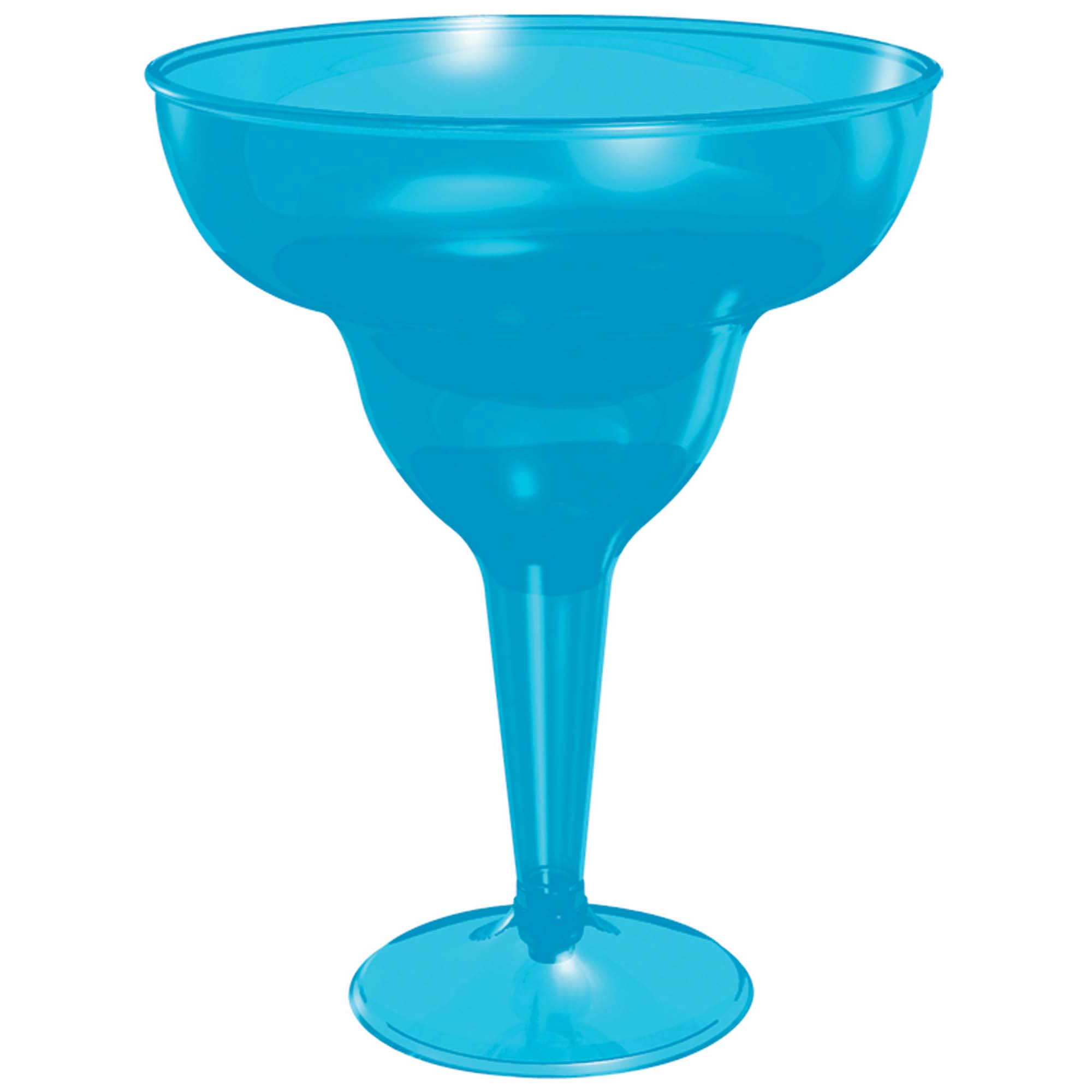 Blue Margarita Glasses 8oz, 20pcs