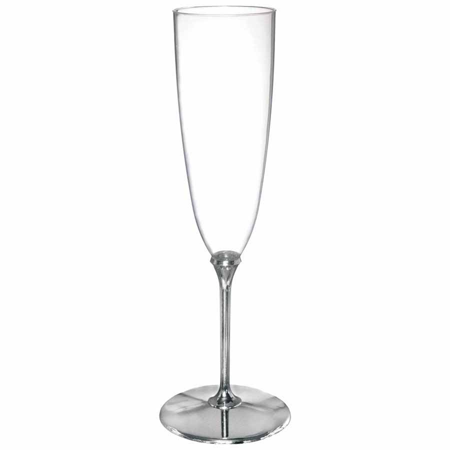Silver Champagne Mettalic Glass