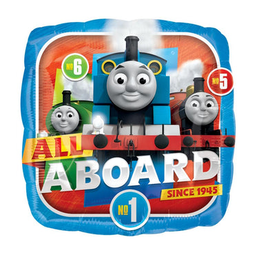 Thomas The Tank Engine Square Balloon 45cm Balloons & Streamers - Party Centre