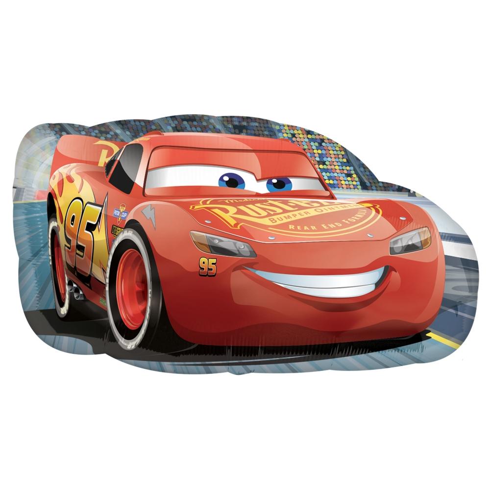 Cars Lightning McQueen SuperShape Balloon 76x43cm Balloons & Streamers - Party Centre