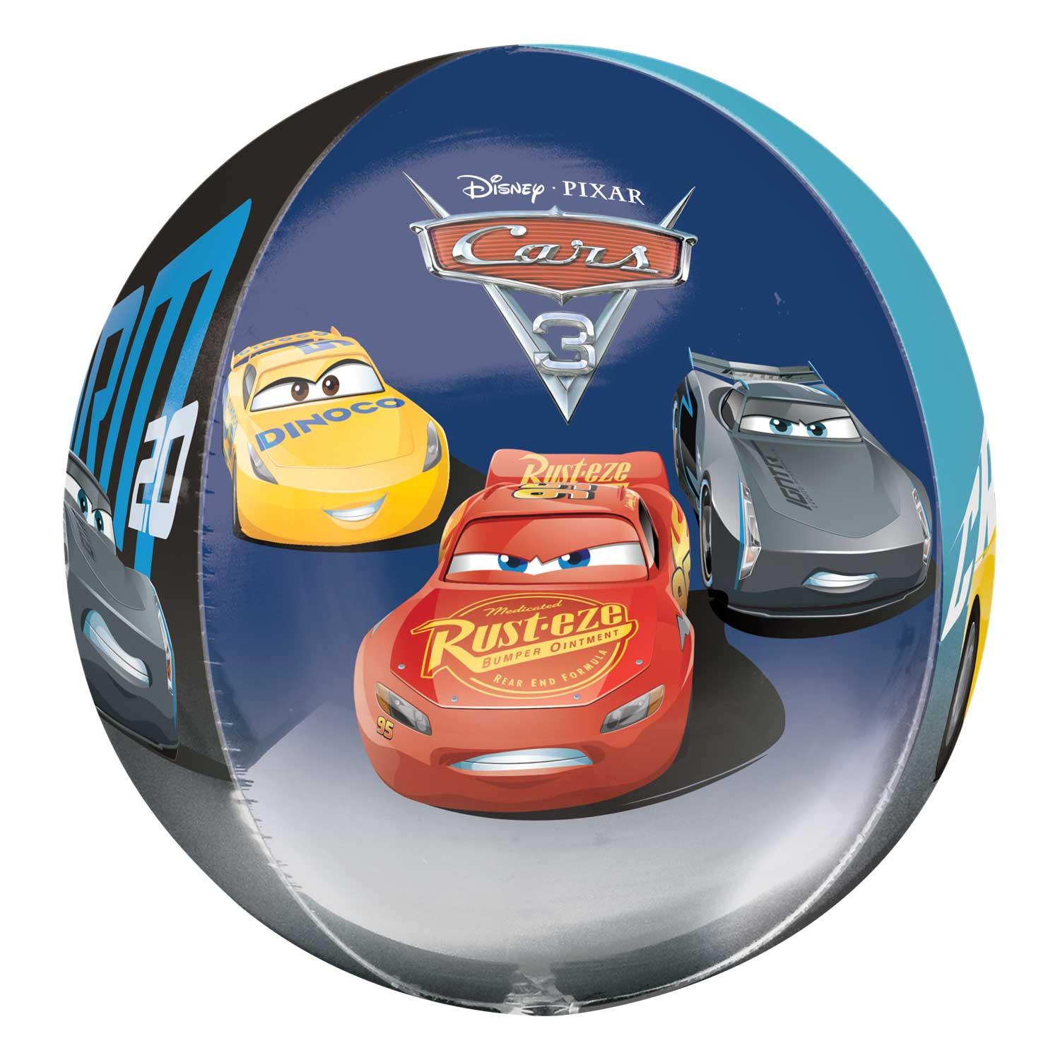 Cars 3 Orbz Foil Balloon 38x40cm Balloons & Streamers - Party Centre