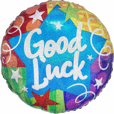 Goodluck Confetti Streamers Jumbo Balloon 71cm Balloons & Streamers - Party Centre