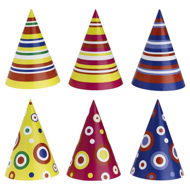 Mini Cone Hat Assorted Party Accessories - Party Centre