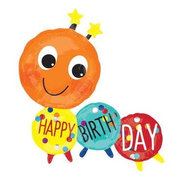 Birthday Bug SuperShape Balloon 27x30in Balloons & Streamers - Party Centre