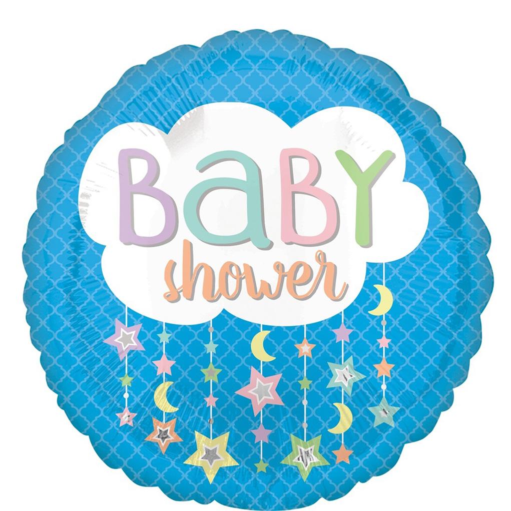 Baby Shower Cloud Foil Balloon 45cm Balloons & Streamers - Party Centre