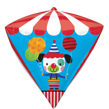 Carnival Birthday UltraShape Diamondz Foil Balloon 38x43cm Balloons & Streamers - Party Centre