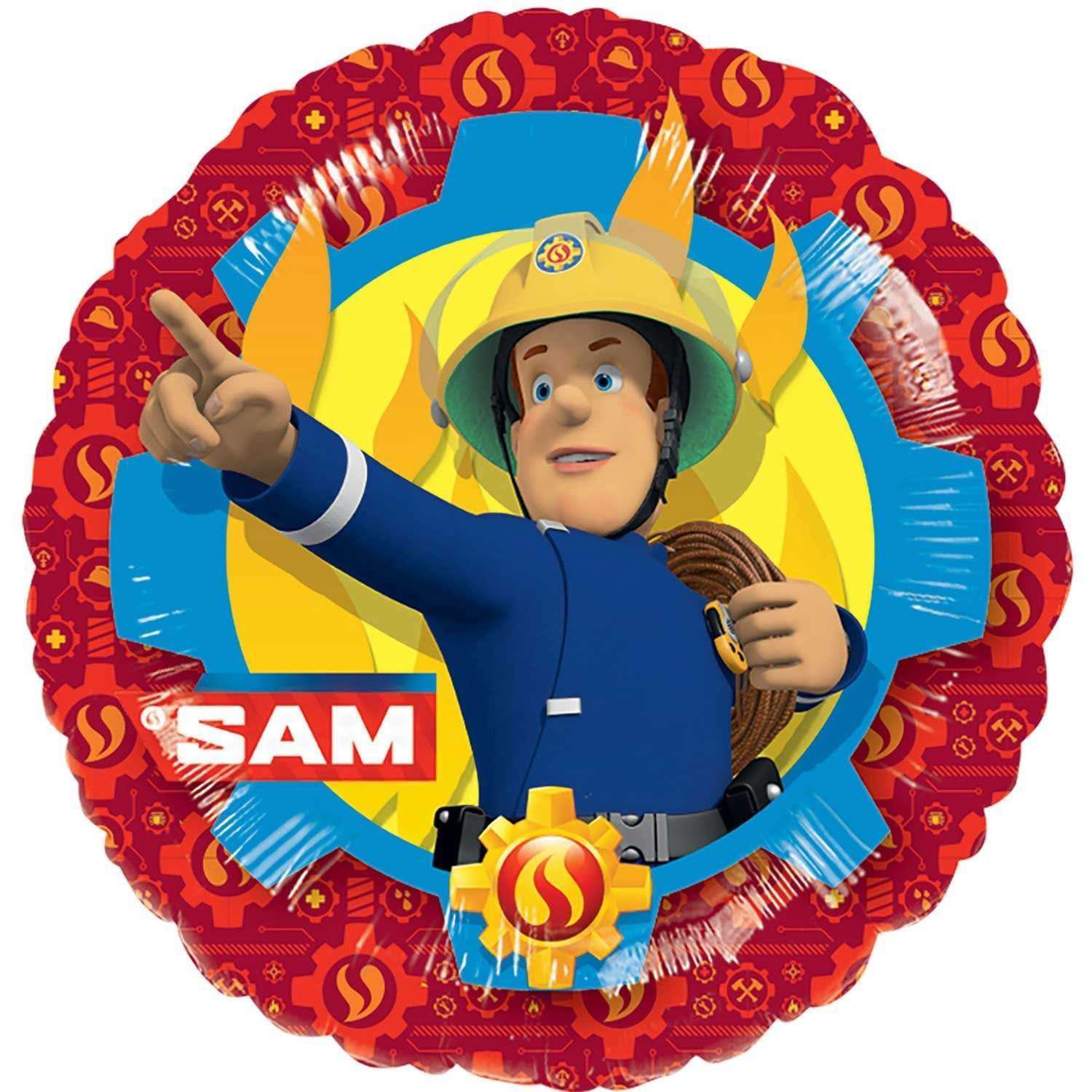 Fireman Sam Foil Balloon 45cm Balloons & Streamers - Party Centre