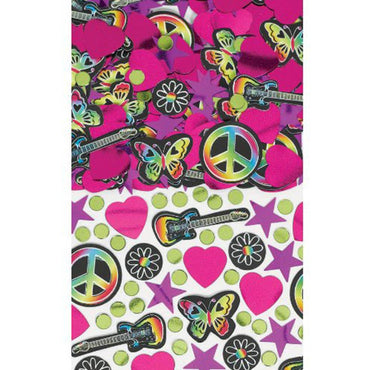 Neon Birthday Confetti .5oz Decorations - Party Centre