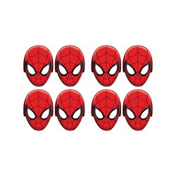 Spider-Man Webbed Paper Masks 8pcs