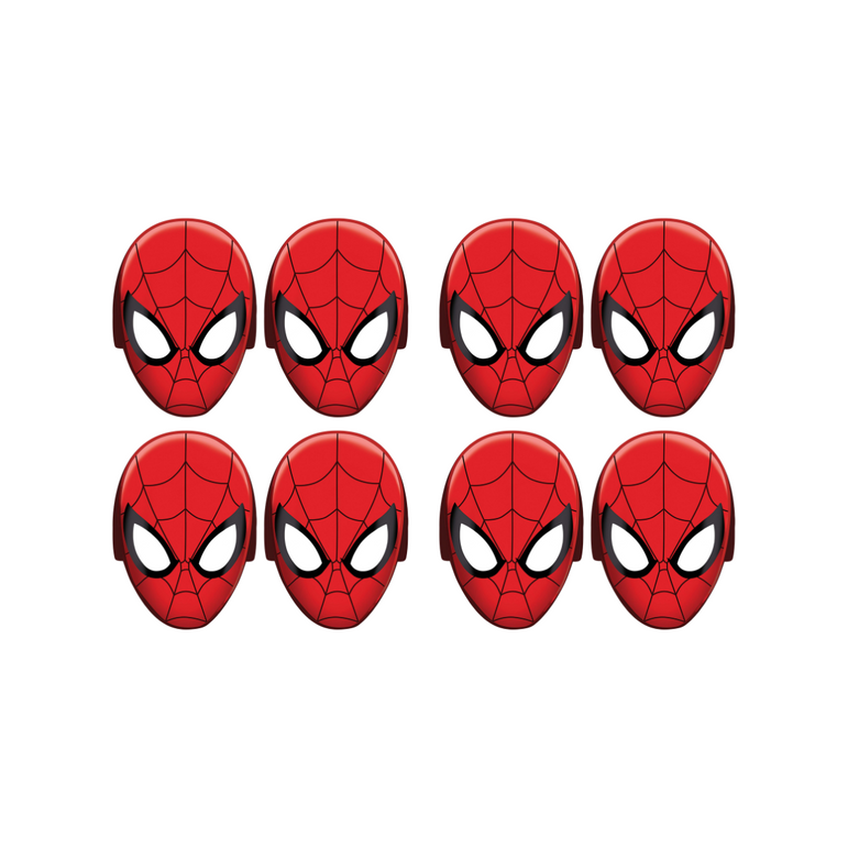 Spider-Man Webbed Paper Masks 8pcs