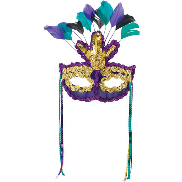 A Night In Disguise Premium Fabric Mask Costumes & Apparel - Party Centre