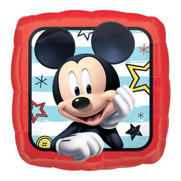 Mickey Roadster Square Foil Balloon 45cm Balloons & Streamers - Party Centre