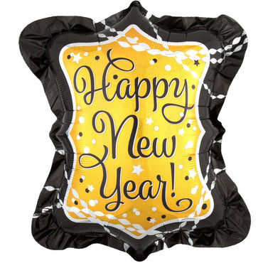 New Year Streamers & Sparkles Holograpic SuperShape 60x68cm Balloons & Streamers - Party Centre