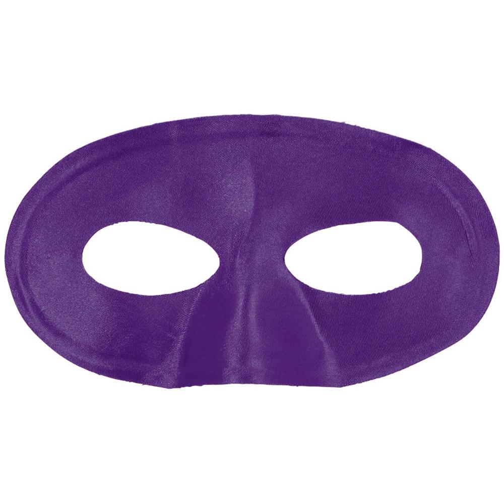 Purple Fabric Eye Mask Costumes & Apparel - Party Centre