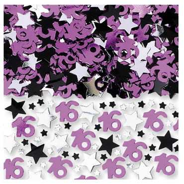 Confetti Sweet 16 Sparkle Decorations - Party Centre