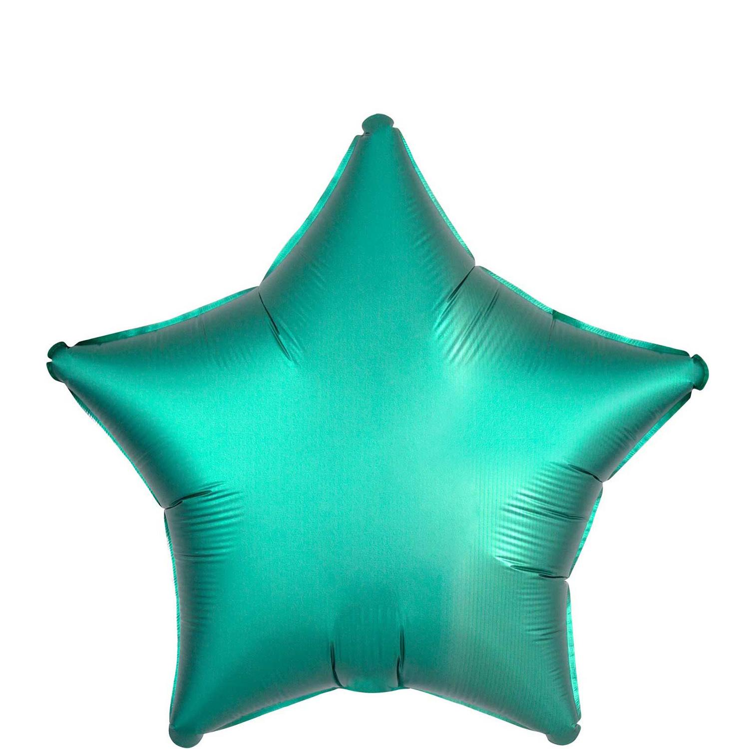Satin Luxe Jade Star Foil Balloon 45cm Balloons & Streamers - Party Centre