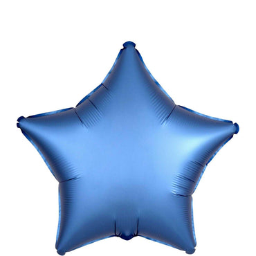 Satin Luxe Azure Star Foil Balloon 45cm Balloons & Streamers - Party Centre