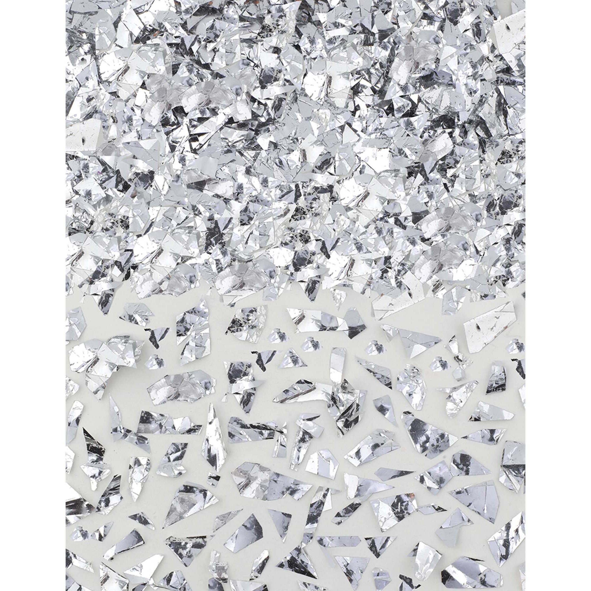 Silver Sparkle Foil Shred Confetti 1.5oz