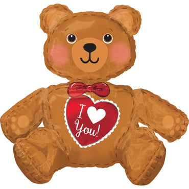 Large Sitting Bear Multi-Balloon 71x63cm Balloons & Streamers - Party Centre