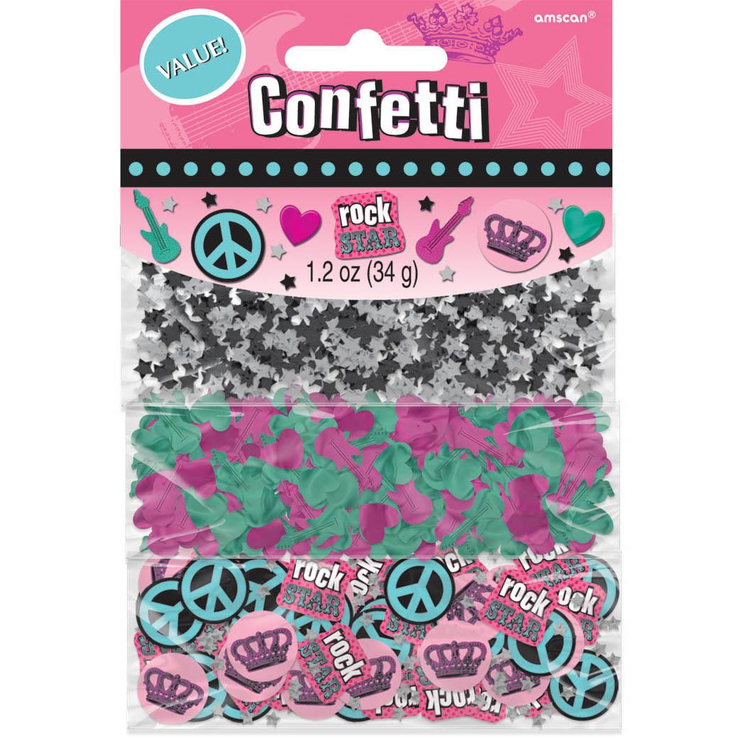 Rocker Princess Confetti Value Pack Decorations - Party Centre