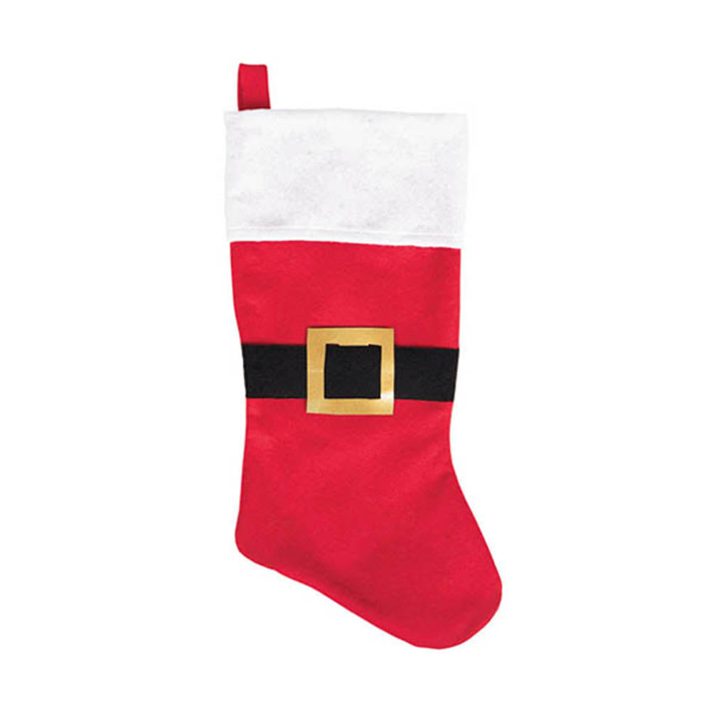 Santa Christmas Stocking 18in Favours - Party Centre